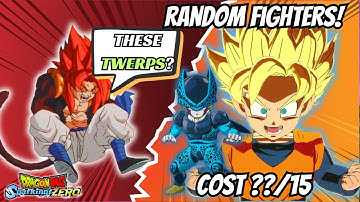 USING RANDOM FIGHTERS IN RANKED! DP BATTLE SPARKING ZERO!