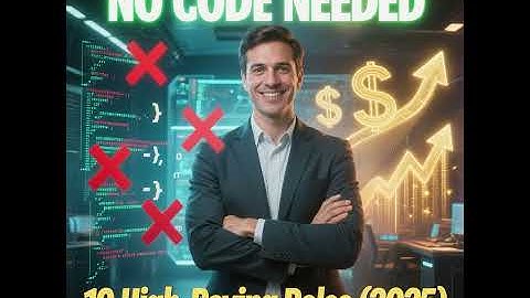 NO CODE NEEDED: 10 High Paying IT Roles