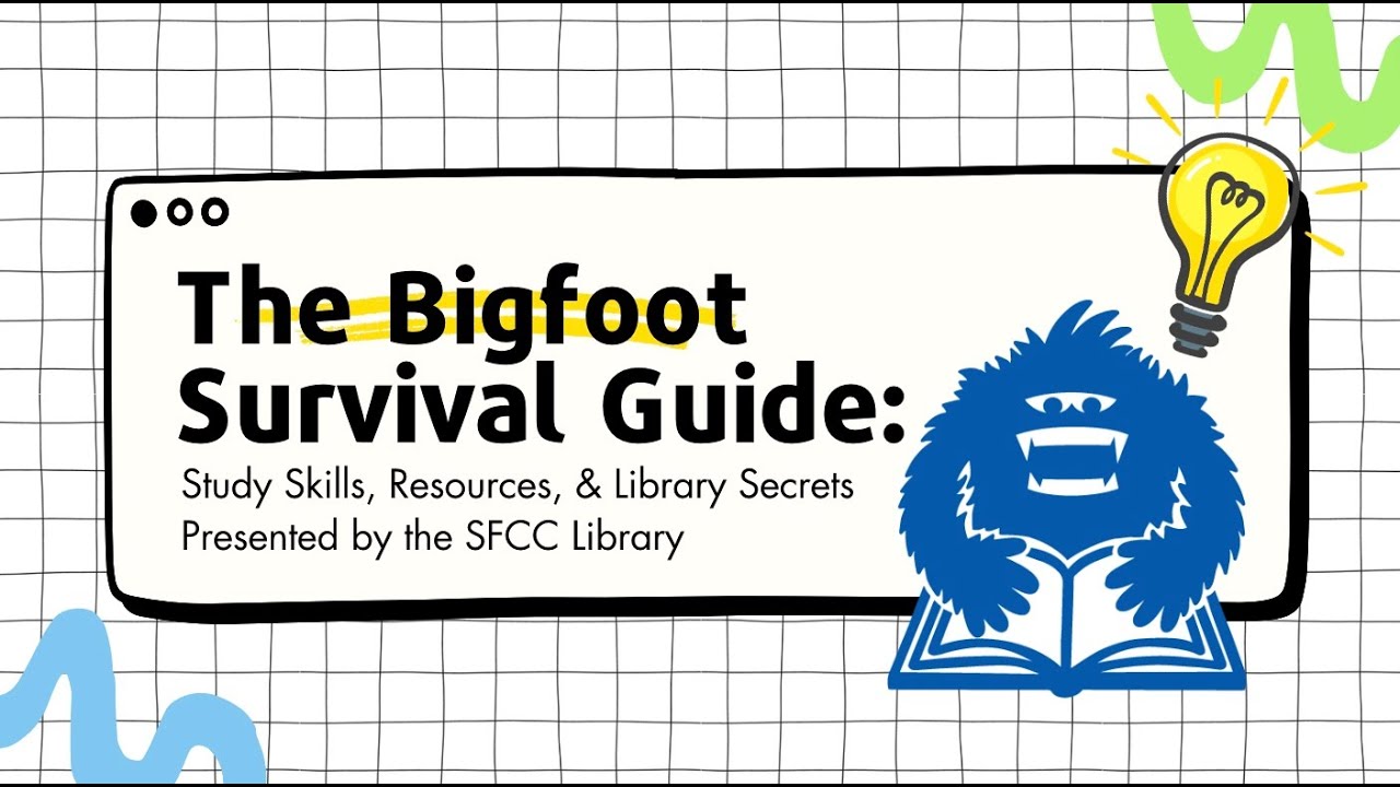 Bigfoot Survival Guide: Study Skills, Resources, & Library Secrets ...