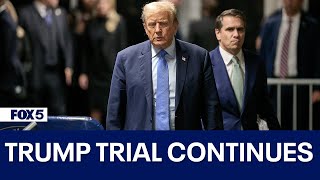 Trump hush money trial continues in New York City