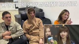 Reacting To KPOP AWARD SHOW MOMENTS I THINK ABOUT ALOT PART 2 *had me shook*