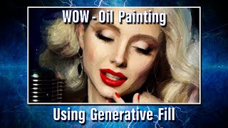 Oil Painting Using Adobe Photoshop Generative Fill.