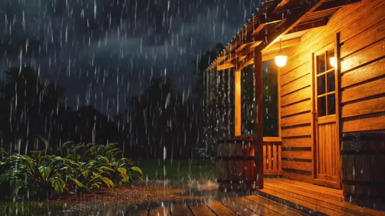 Dark Night Rain & Thunder Ambience | 24/7 Live Sleep Sounds