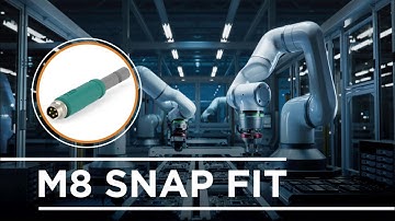 M8 Snap fit connector