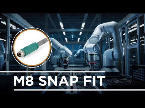 M8 Snap fit connector