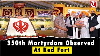 Amit Shah Attends 350Th Martyrdom Anniversary Of Guru Tegh Bahadur At Delhis Red Fort