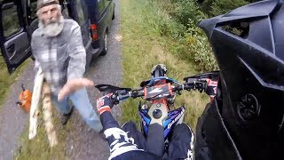ANGRY GUY TRIES TO PUSH BIKER | STUPID, CRAZY & ANGRY PEOPLE vs BIKERS |  [Ep. #106]