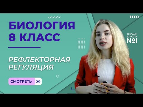 Рефлекторная регуляция. Урок 7. Биология 8 класс