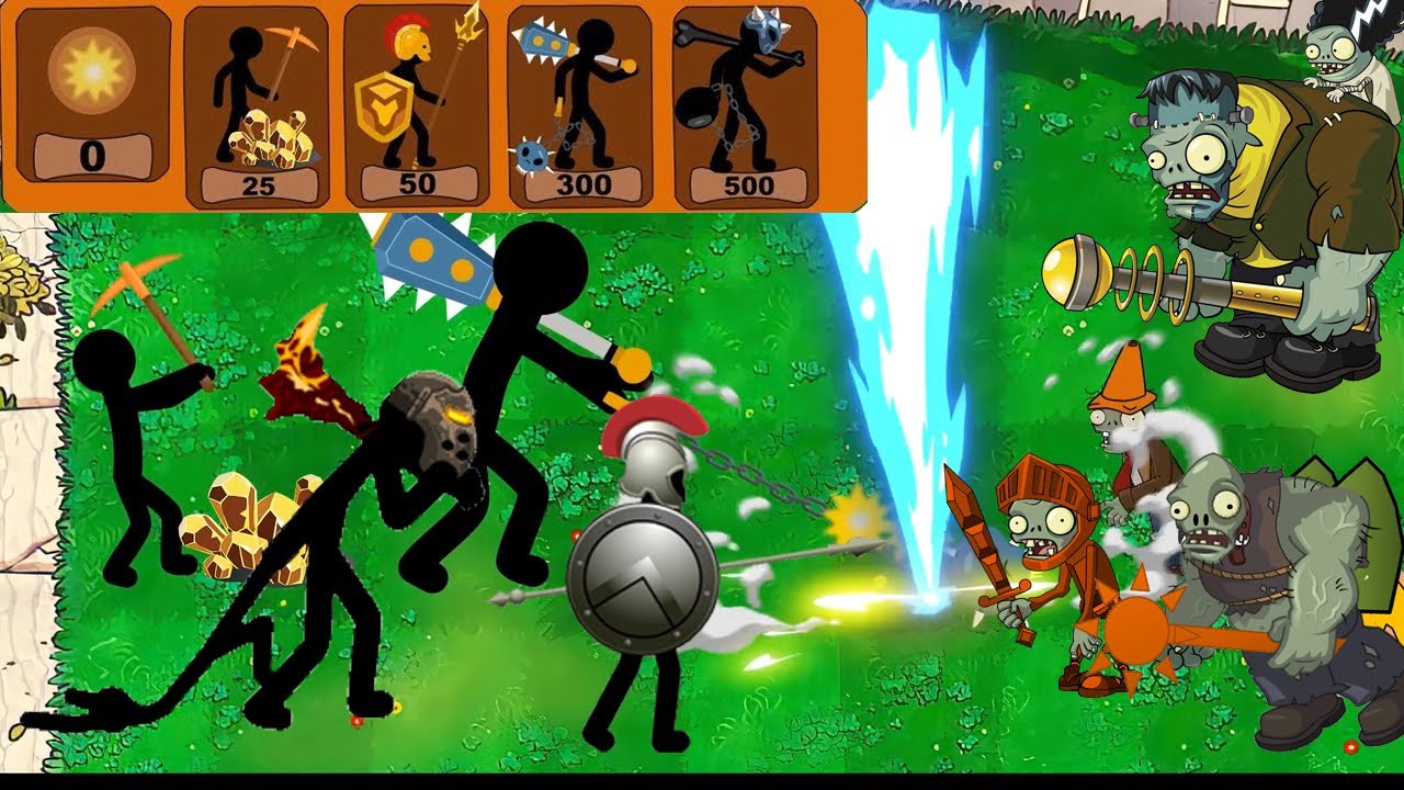 Stick War Leagcy vs Plants vs zombies animation FULL #EP( 1-9)