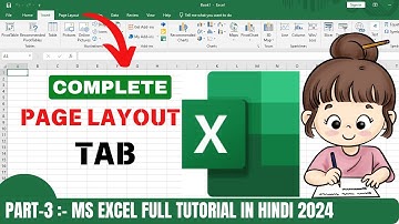 MS Excel- Page Layout Tab full Tutorial Part 3 | Excel Tutorial in Hindi | Excel for beginners