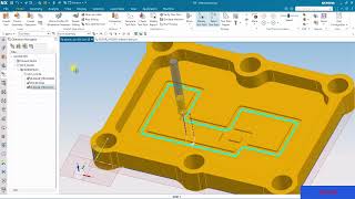 10  Siemens NX CAM - Planar Profile Mill
