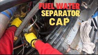 Replace davco fuel water separator cap