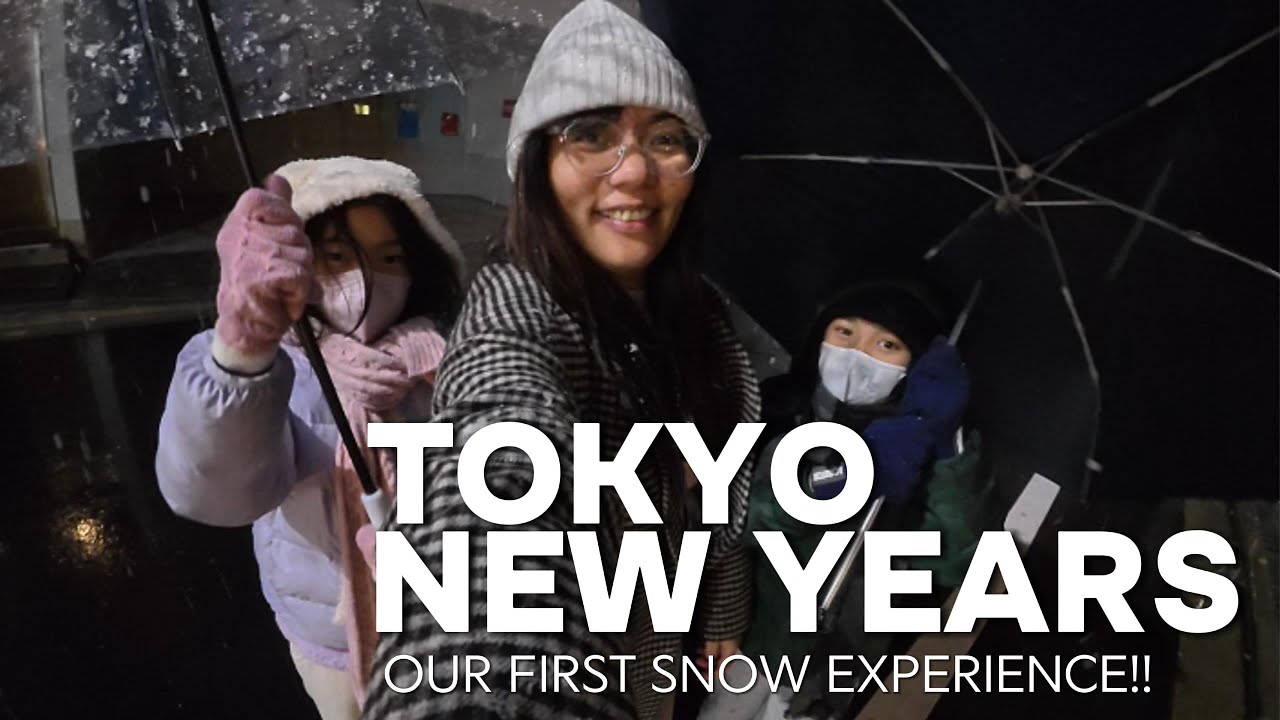 Tokyo Part 3 - 2026 New Years - teamLab Borderless, Shibuya SKY and our FIRST SNOW EXPERIENCE!!