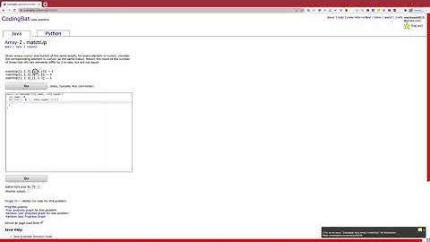 Array-2 (matchUp) Java Tutorial || Codingbat.com