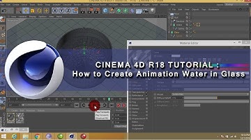 CINEMA 4D R18 Tutorial  | How to Create Animation Water in Glass