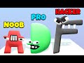 NOOB vs PRO vs HACKER - Merge Alphabet Lore