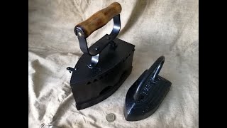 Старинный утюг (калильный и угольный утюг).Реставрация утюга из металлолома/Restoration of iron