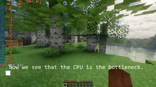 Why aren't the CPU and GPU being fully utilized in Minecraft
