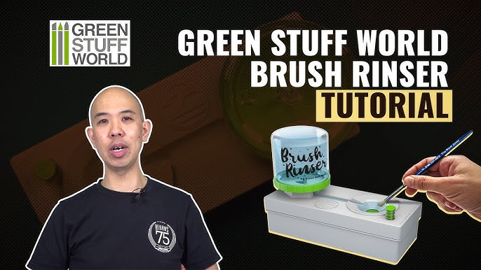 Green Stuff World Brush Rinser Bottle Upgrade 500ML for Art Brush Clea –  Cobbco