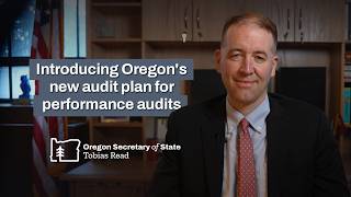 Today I’m proud to unveil my office’s new audit plan for performance audits.