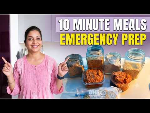10 Min Emergency Meals: Indian Meal Prep Solutions 🥘✨