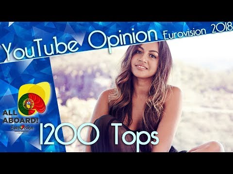 Eurovision 2018: 1200 YouTube Tops