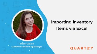 Import Inventory Items to Quartzy via Excel