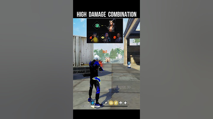 High Damage Combination 🔥 Best Character Combination in Free Fire #srikantaff