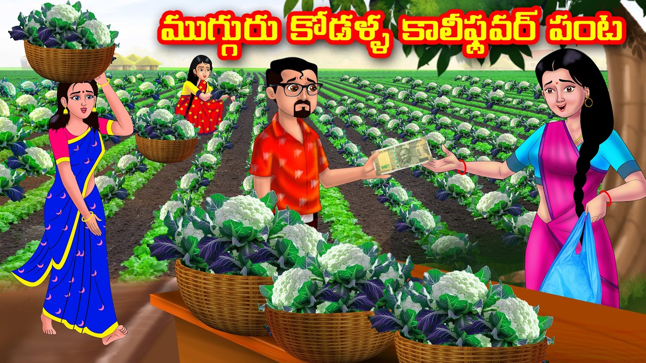 ముగ్గురు కోడళ్ళ కాలీఫ్లవర్ పంట | Atha vs Kodalu | telugu stories | Telugu Kathalu | moral stories