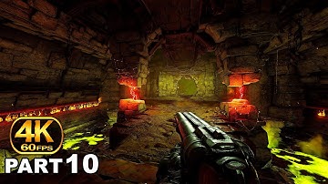 DOOM 2016 Gameplay Walkthrough Part 10 - PC 4K 60FPS No Commentary