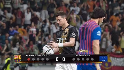 Uefa Champion League Legends Final | Barcelona 2012 Vs Star Europen | Pes 2021