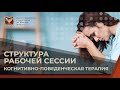 💢 Структура рабочей сессии. Когнитивно-поведенческая терапия