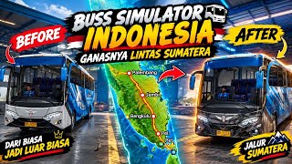 PERTAMA KALI MAIN BUS SIMULATOR, LANGSUNG COBA LINTAS SUMATERA! | Lampung-Palembang-Jambi screenshot 4