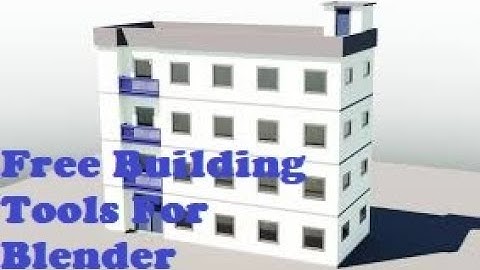 Building Tools For Blender Free and Awesome Open Source Add On