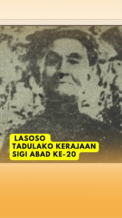 Sejarah di Balik Nama Jalan Lasoso di Kota Palu