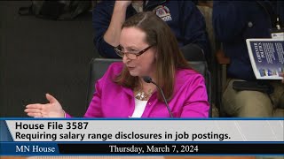 Rep. Bahner Bill Would Require Most Employers To Disclose Pay Ranges