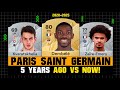 PARIS SAINT GERMAIN 5 Years AGO Vs NOW рџ Ђрџ Ї Ft Dembele Kvaratskhelia Zaier Emery PARIS SAINT GERMAIN 5 Years AGO Vs NOW рџ Ђрџ Ї Ft Dembele Kvaratskhelia Zaier Emery