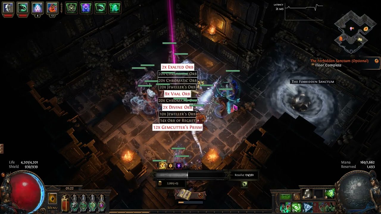 Summon Skeleton Archers VS Lycia,  Herald of the Scourge