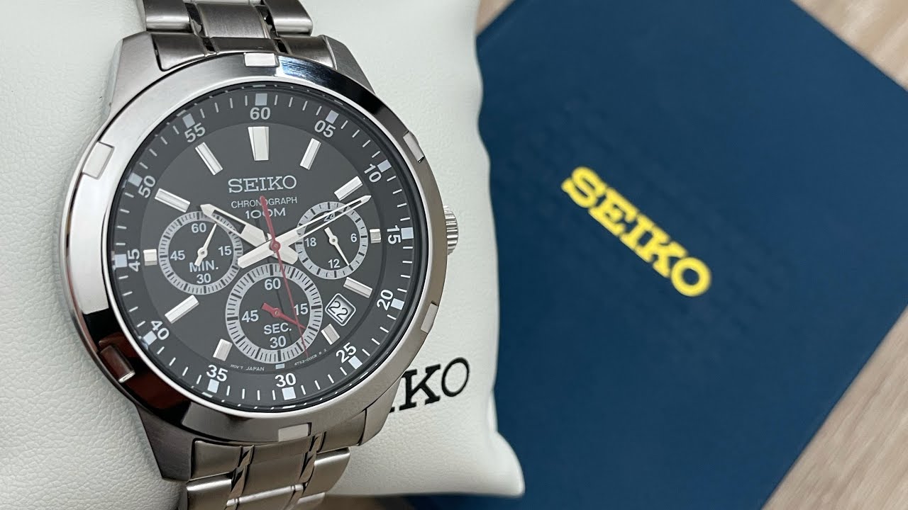 Seiko Neo Sports Chronograph Stainless Steel Men's Watch SKS605P1  (Unboxing) @UnboxWatches - YouTube
