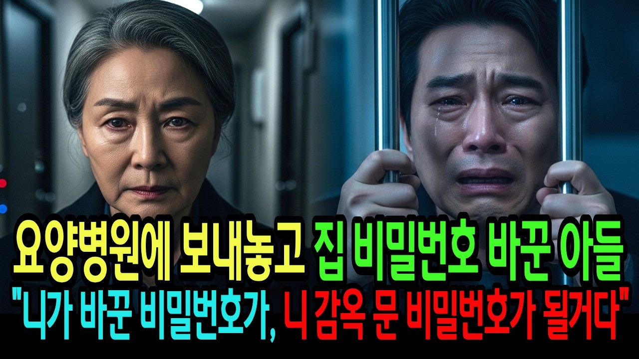 요양원에 보내놓고 집 비밀번호 바꾼 아들,  