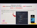 Print Series Without 7th Term in C | Prime Number Explained | BSc CSIT 1st Semester | TU 2081 Qno.7