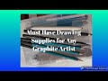 Must Have Drawing Supplies for Any Graphite Artist!
