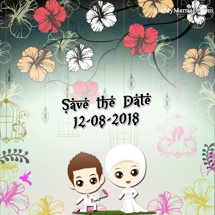 Undangan Nikah - Muslim Wedding Invitation Video(Undangan Pernikahan)