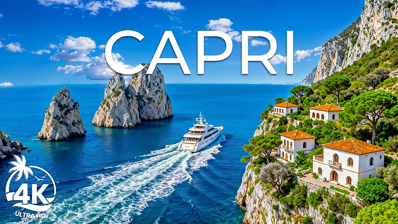 Capri 4K UHD – A Mediterranean Dream of Turquoise Waters, Cliffs, Views & Timeless Island Beauty