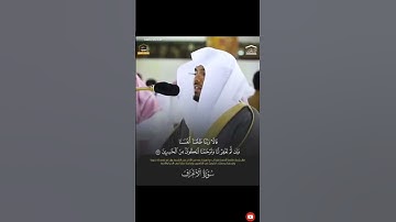 قَالَا رَبَّنَا ظَلَمْنَا أَنفُسَنَا وَإِن وَإِن لَّمْ تَغْفِرْ لَنَا}سورة الأعراف بصوت🥲ياسر الدوسري