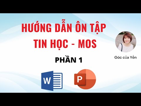 Video Ôn tập kiến thức Tin học - MOS - Phần 1 | Góc của Yến - YouTube