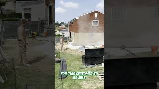 Transforming spaces like this steep slope with pre-cast steps and a patio! #Landscaping