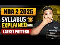 NDA 2026 Exam Syllabus😲 What Is The Pattern Of NDA Written Exam 2026? Learn With Sumit