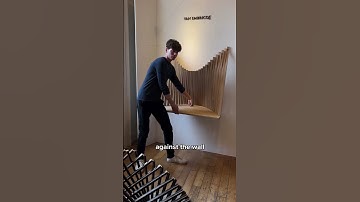 Wall-mounted FOLDING DESK for small spaces