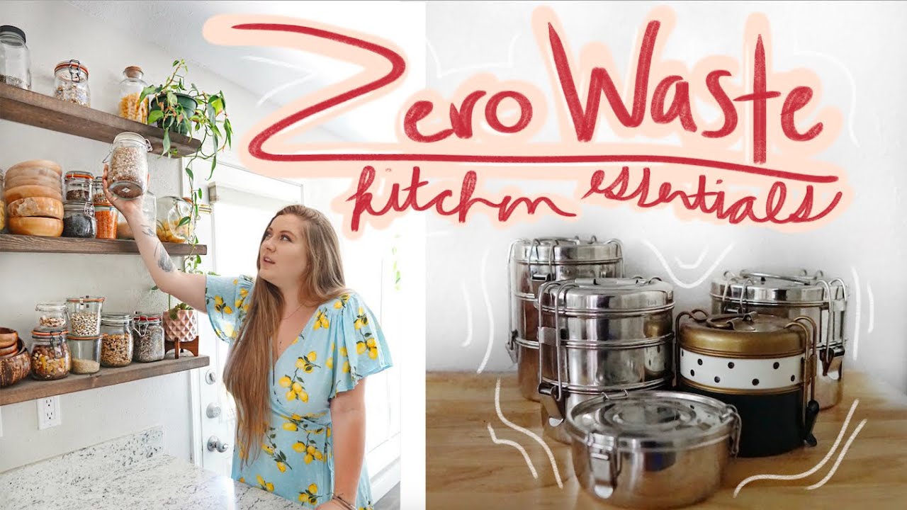 Zero Waste Kitchen Tour/ Essentials (what I ACTUALLY use)